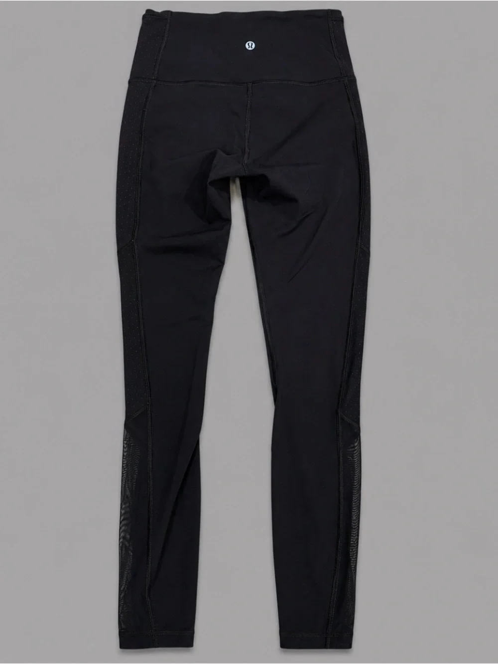 lululemon Body Con Tight Black 4 High Rise Luxtreme Sheer Mesh Panel W5AI8S